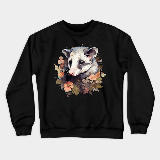 possum Crewneck Sweatshirt by piratesnow